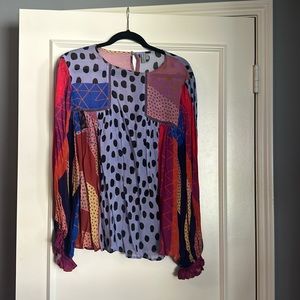 Anthropologie peasant blouse